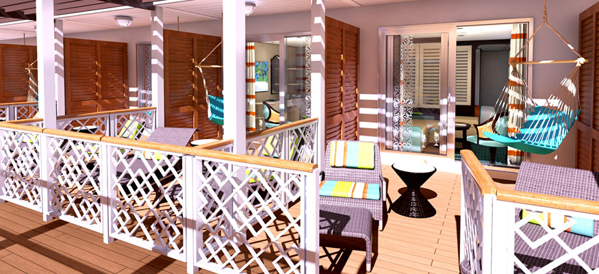 Carnival Horizon ® - Havana Aft Extended Balcony (HI)