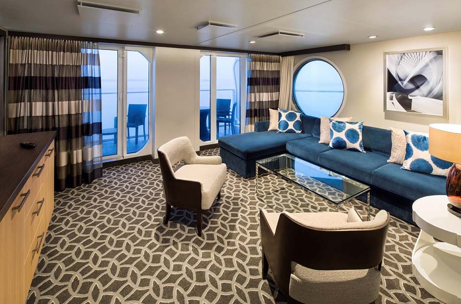 Ovation of the Seas - Grand Suit Geniş Balkonlu Kabin - 2 Yatak Odası (GB)