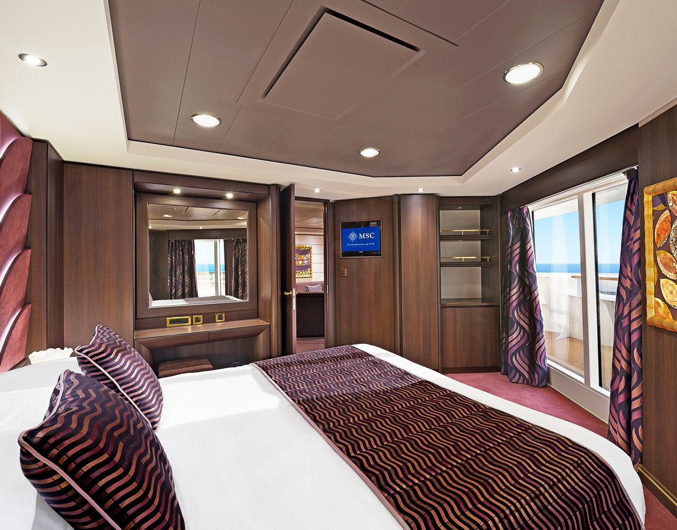 MSC Preziosa - Deluxe Suite Aurea Panoramik Cam Kabin Kat 9-11 (SLS)