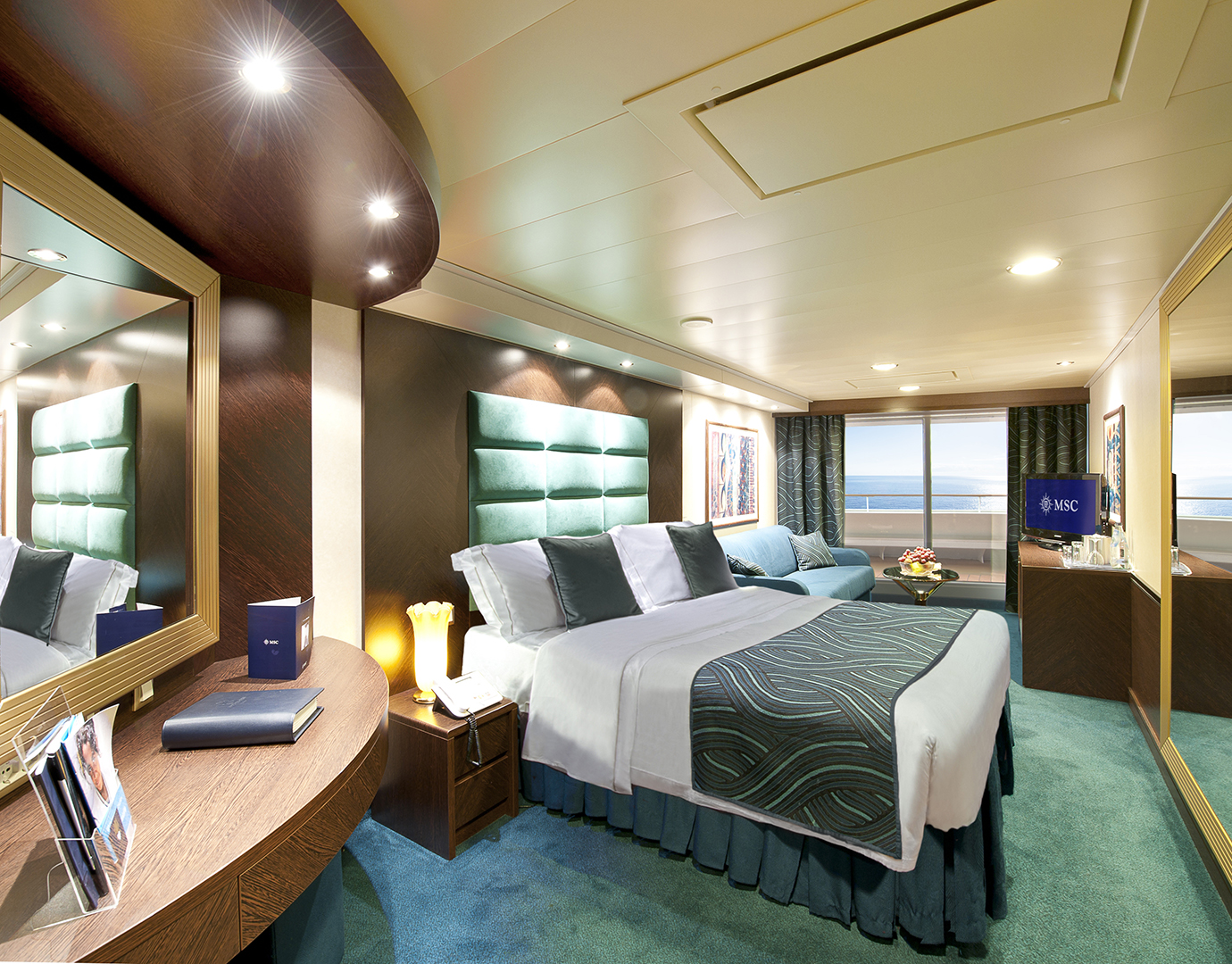 MSC Splendida - Deluxe Suite Aurea Panoramik Pencere Kabin Kat 9-11 (SRS)