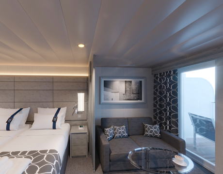 MSC World Europa - MSC Yacht Club Suite Balkonlu Kabin Kat 15-21 (YC1)