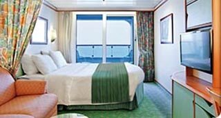 Adventure of the Seas - Geniş Okyanus Manzaralı Balkonlu Kabin