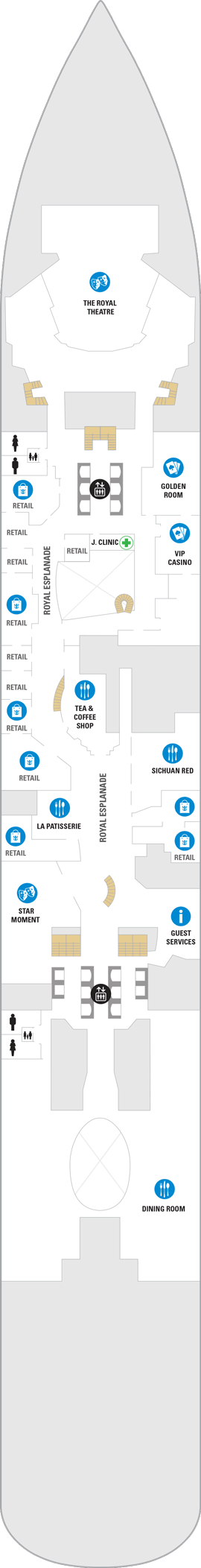 Spectrum of The Seas - Deck Four