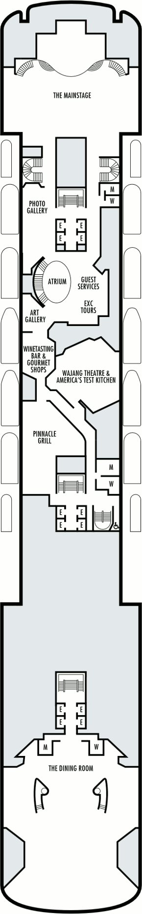Volendam Ship - Promenade Deck