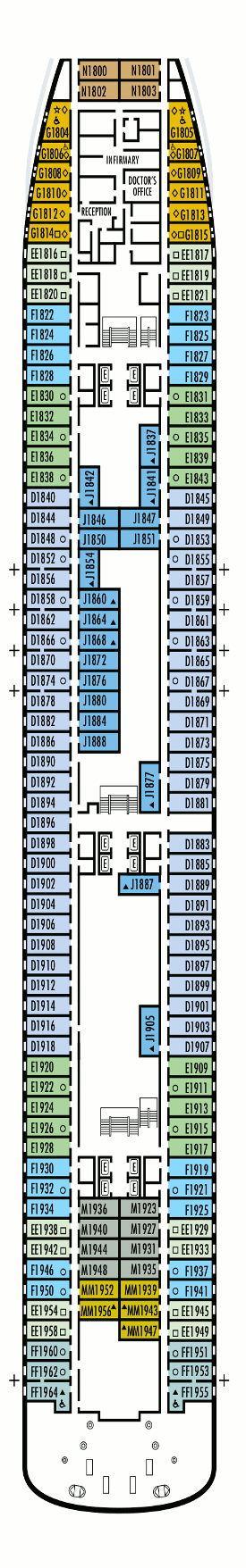 Volendam Ship - Dolphin Deck