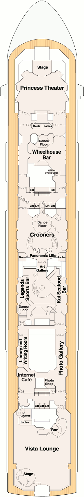 Sun Princess - Promenade Deck