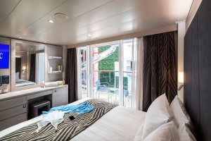 MSC World Asia - DELUXE BALCONY WITH PROMENADE VIEW DECK 15-16 (PR3)