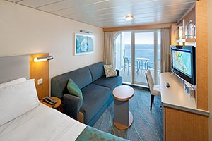 Allure of the Seas - Ocean View Stateroom with Balcony (5D)